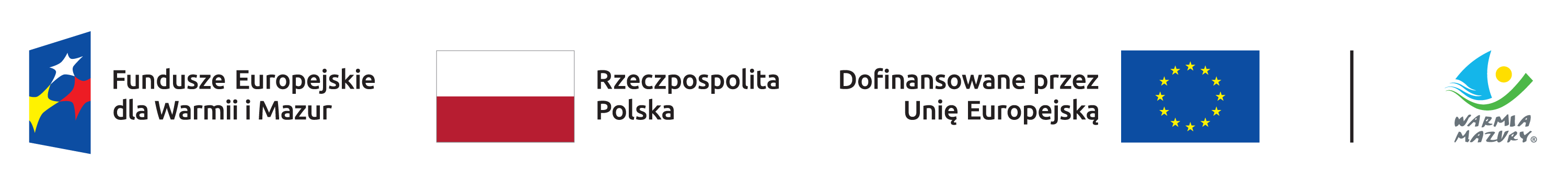 Logotypy Funduszy Europejskich